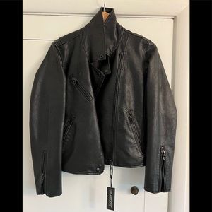 NWT Blank NYC faux leather moto jacket